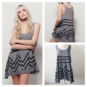 Free People Voile and Lace Trapeze Slip Dress